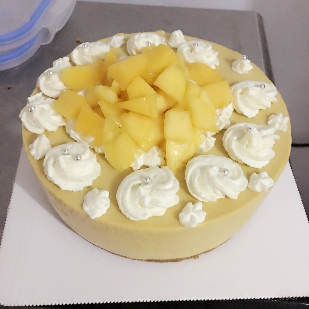 《Tinrry下午茶》教你做芒果流心慕斯（6寸配方）