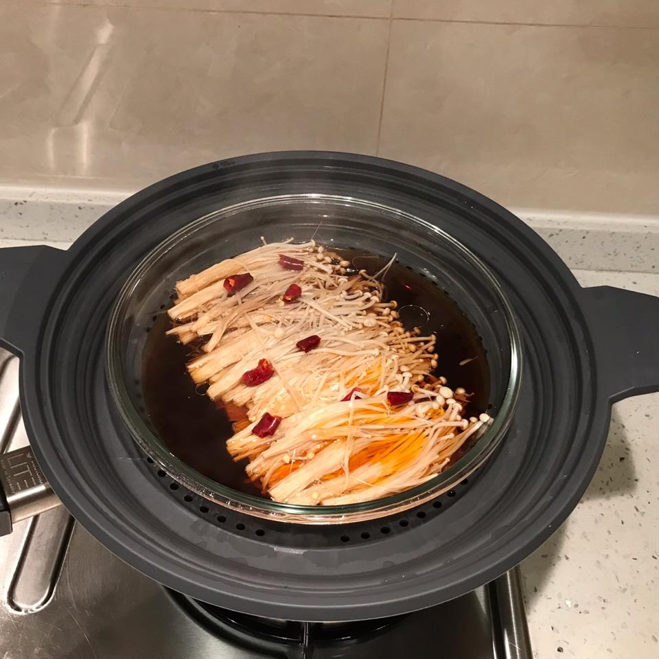 油泼金针菇