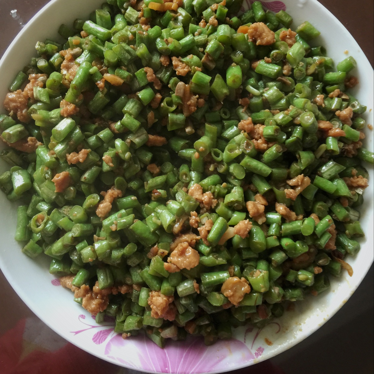 下饭菜－豇豆炒肉糜