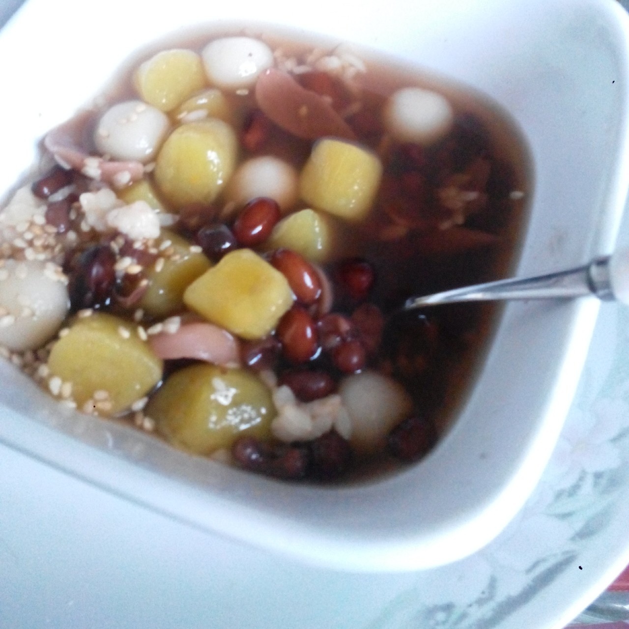 芋圆&薯圆红豆糖水