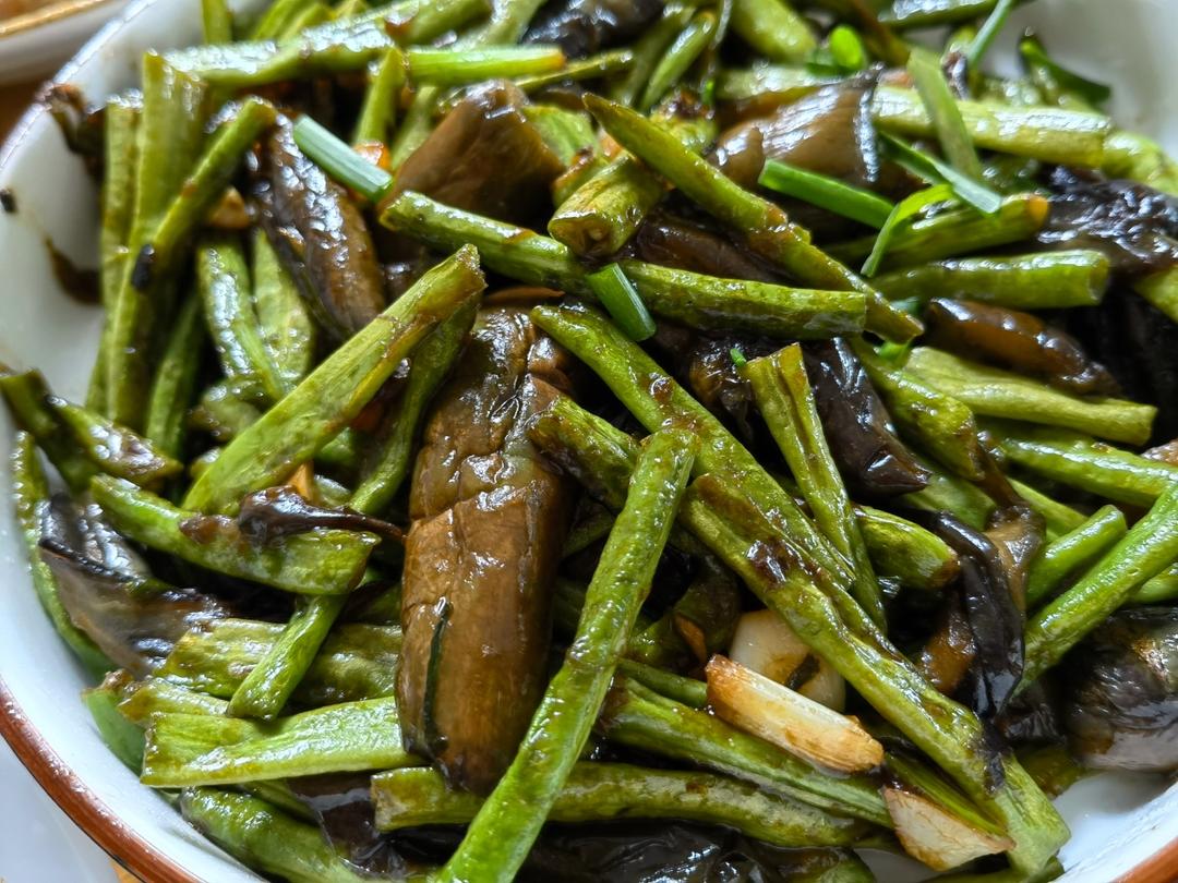 豆角烧茄子