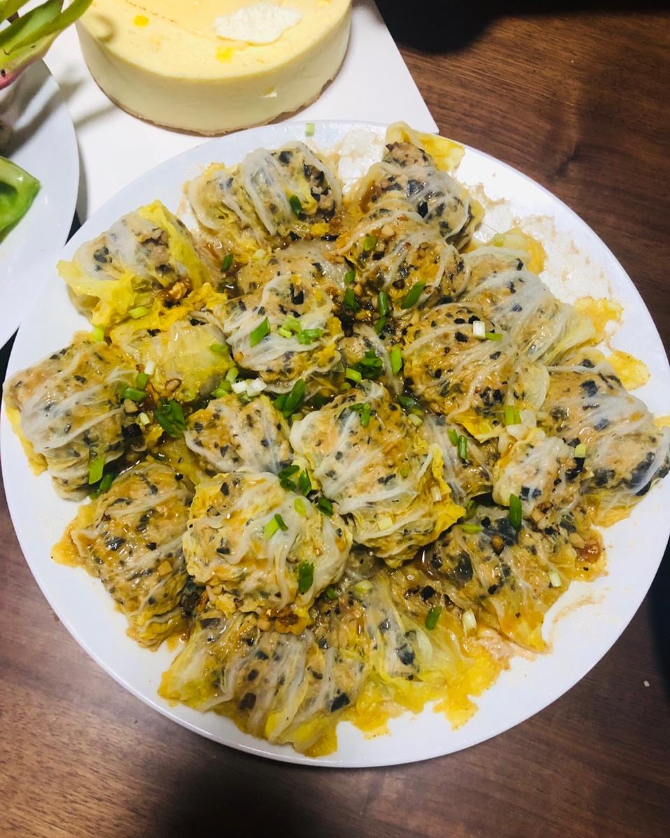 肉酿白菜卷