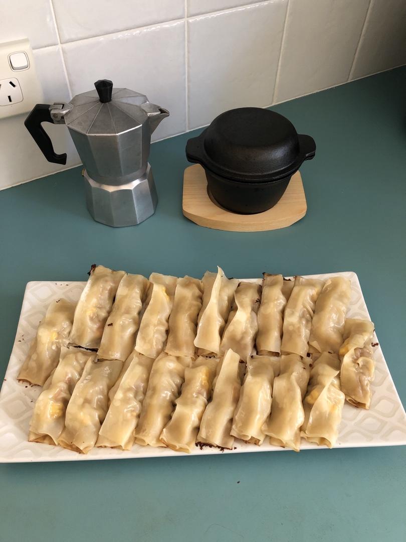 素三鲜锅贴