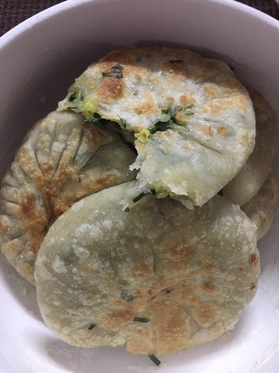 韭菜鸡蛋馅饼