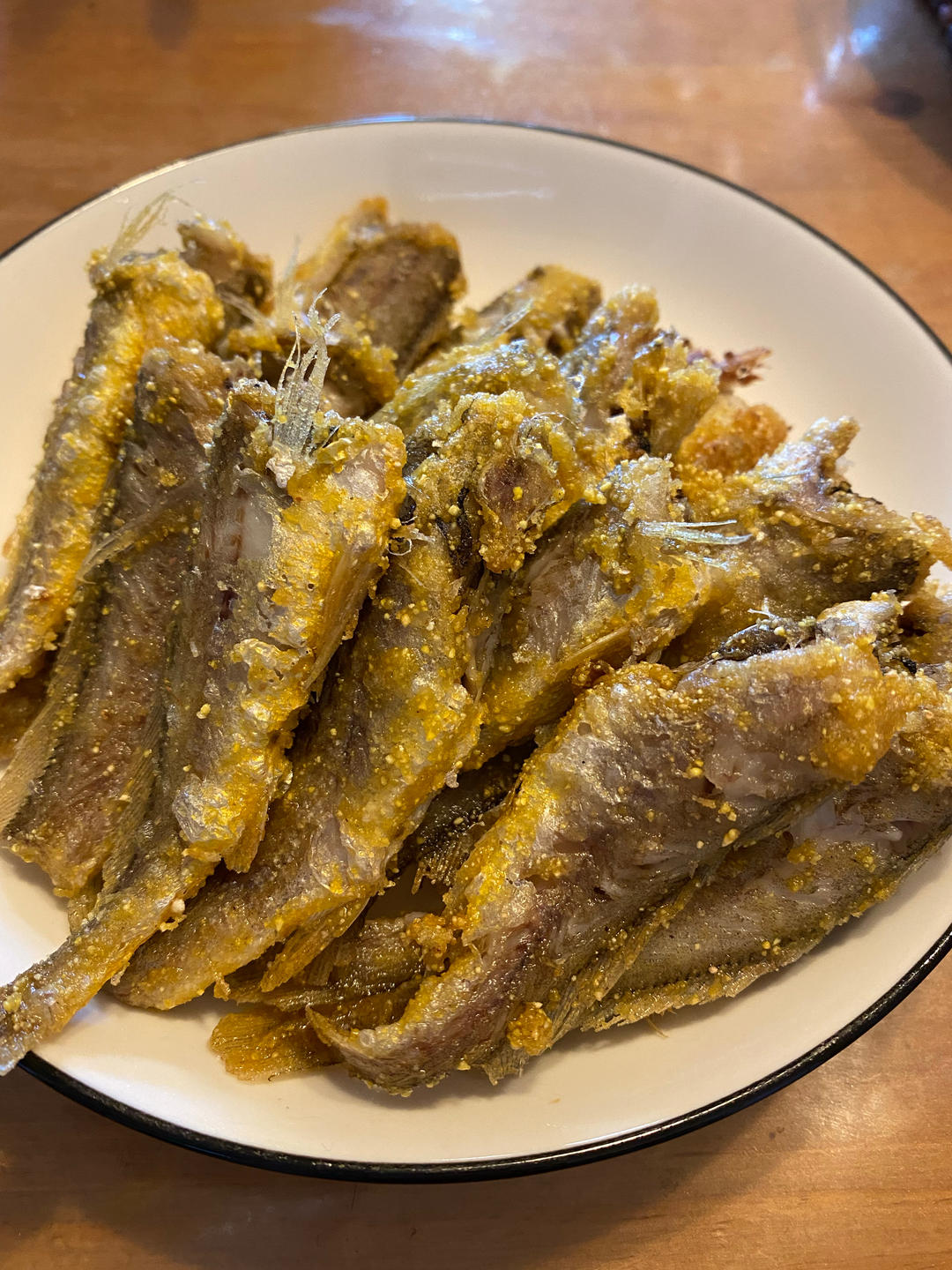 酥炸小黄鱼～吸油少