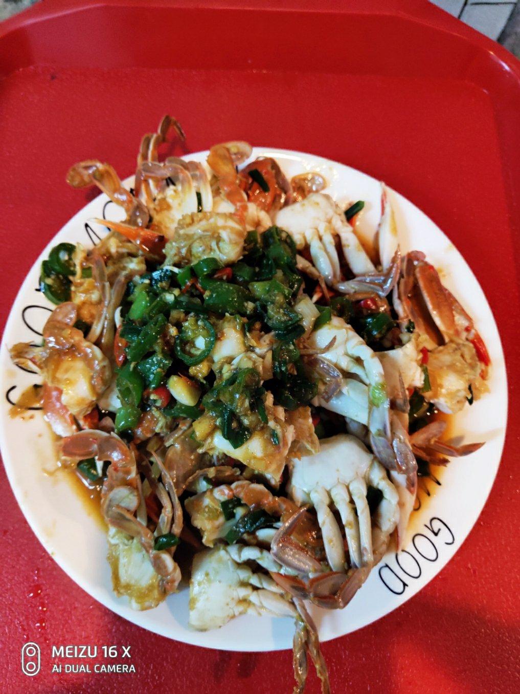 爆炒梭子蟹