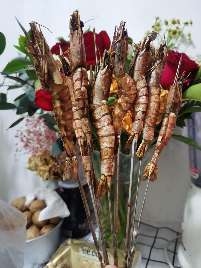 在家也能做出日料店的盐烤大虾~