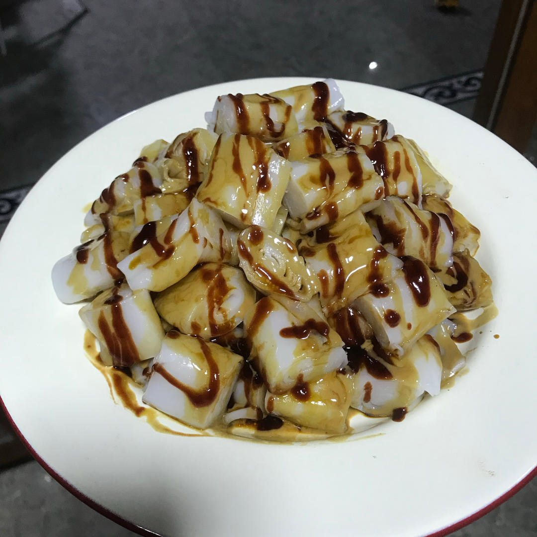 自制猪肠粉（附茶餐厅三色风味混酱详细教程）