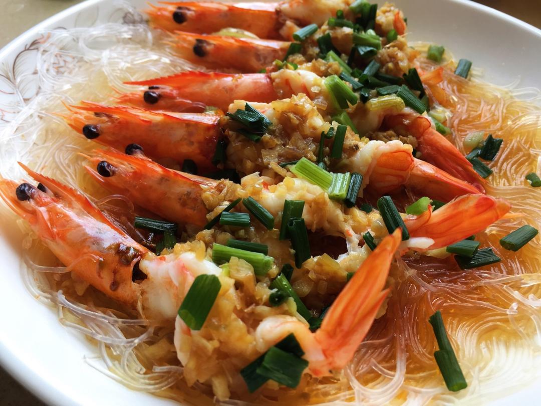 蒜蓉粉丝蒸虾