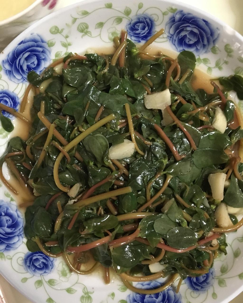 青铜葵花0000做的清炒马齿苋