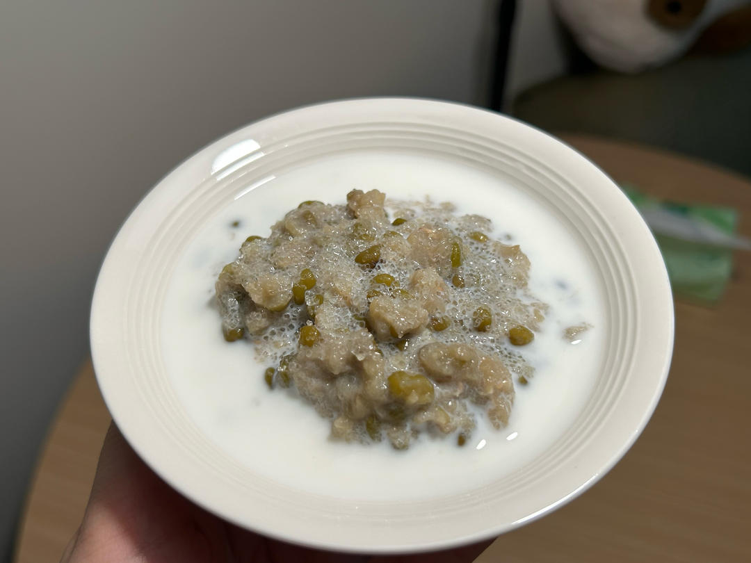 奶茶店同款配方绿豆沙牛乳！