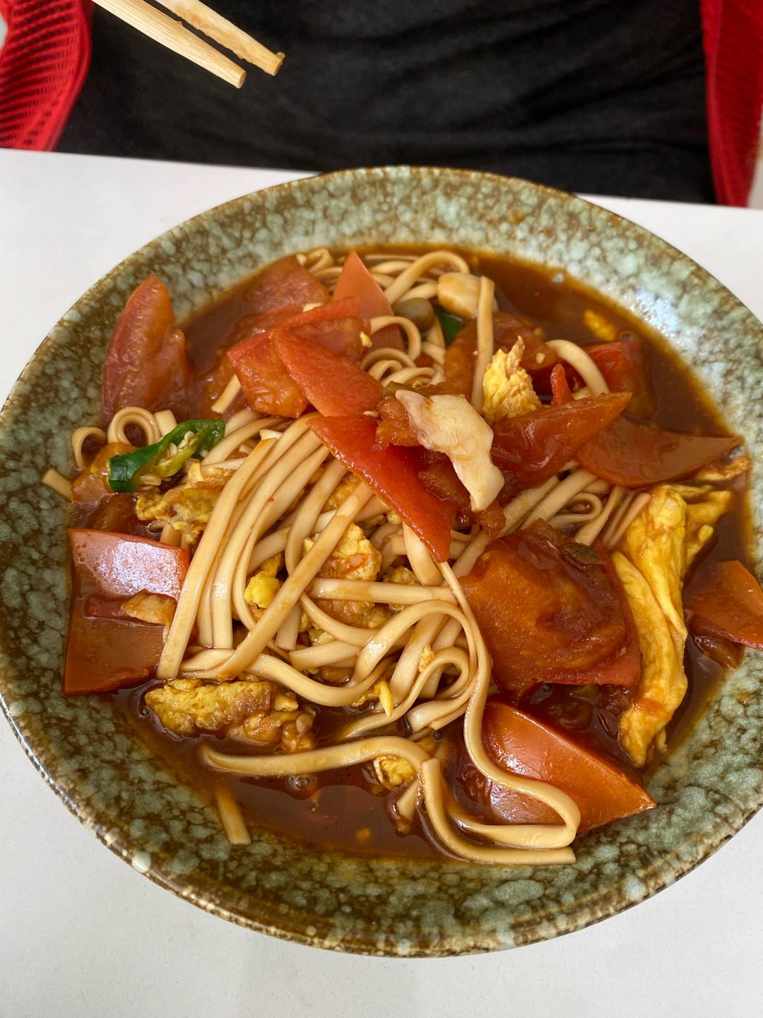 全家最爱西红柿鸡蛋汤面