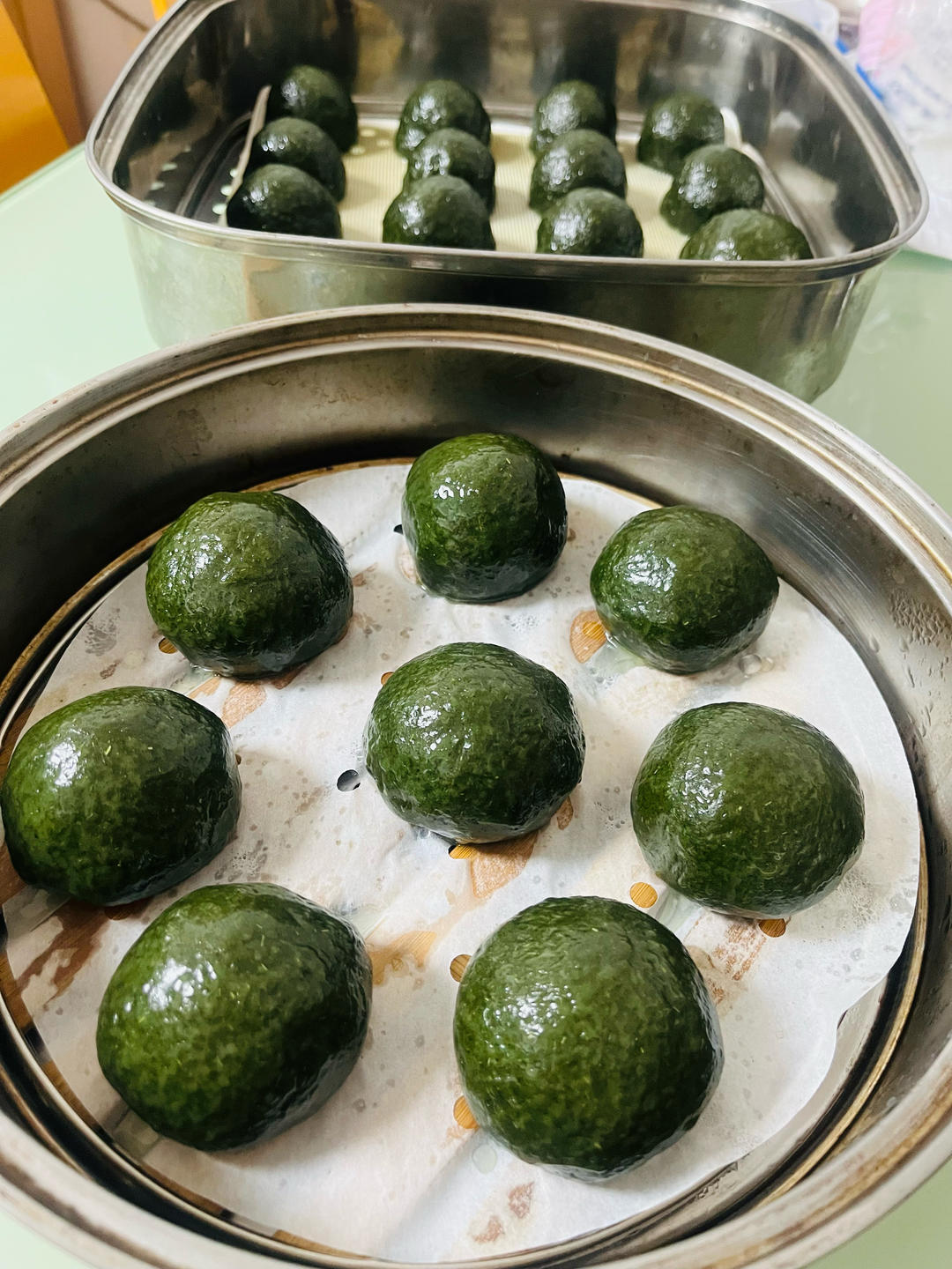 《Tinrry+》咸蛋黄肉松青团+红豆沙青团