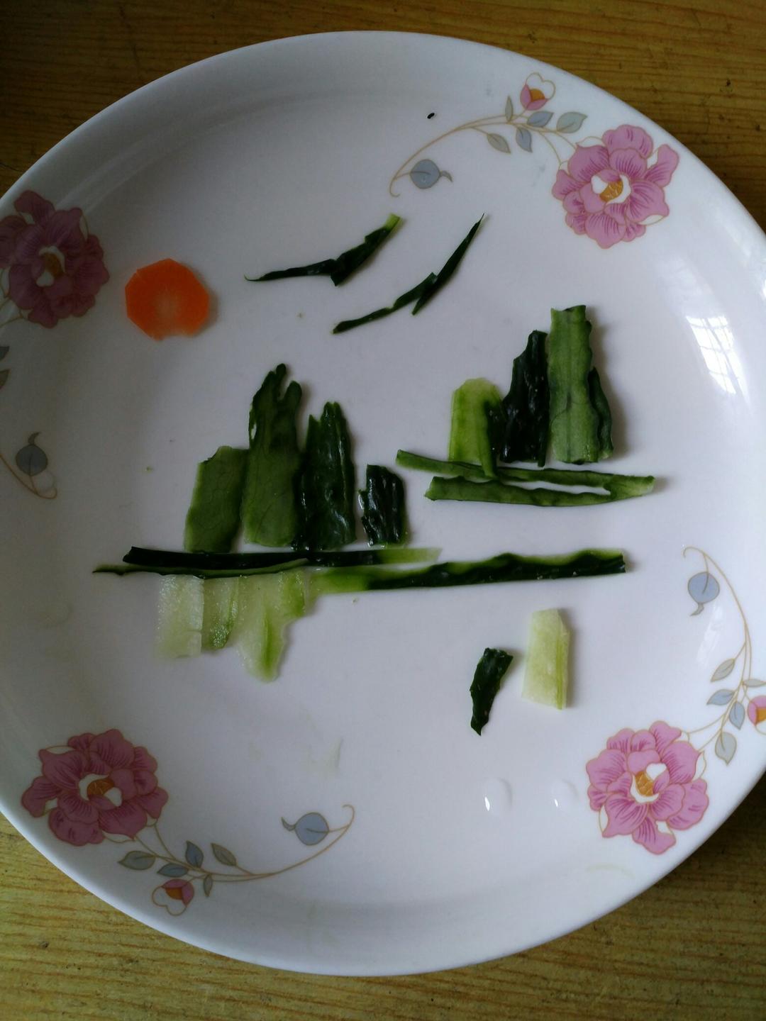 黄瓜山水拼盘