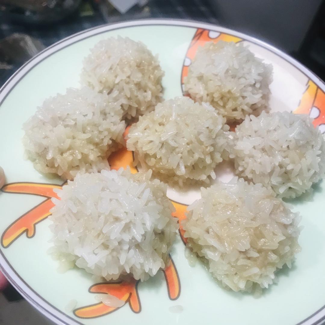 健康又美味的糯米丸子