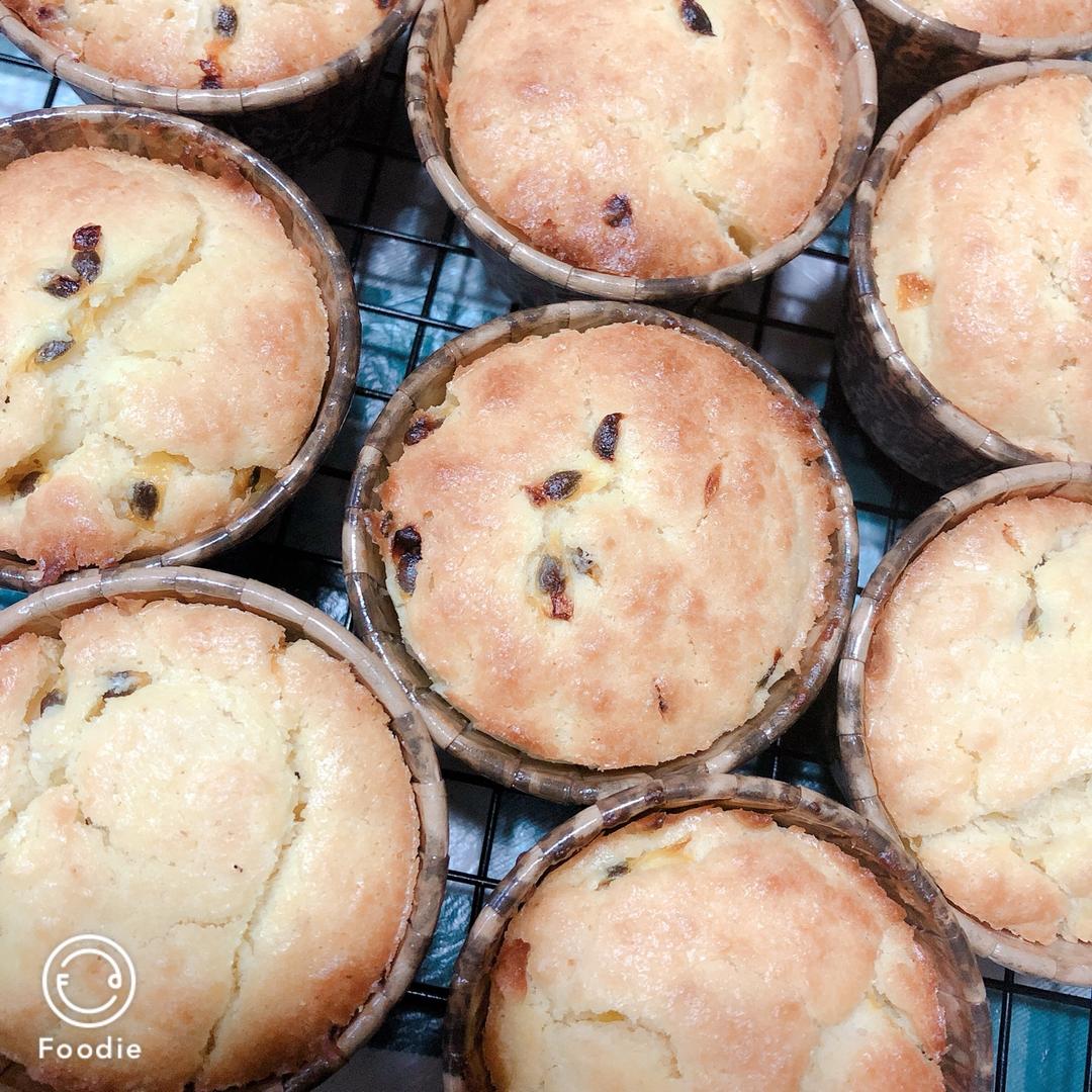 黑白麦芬（白巧克力椰子麦芬）