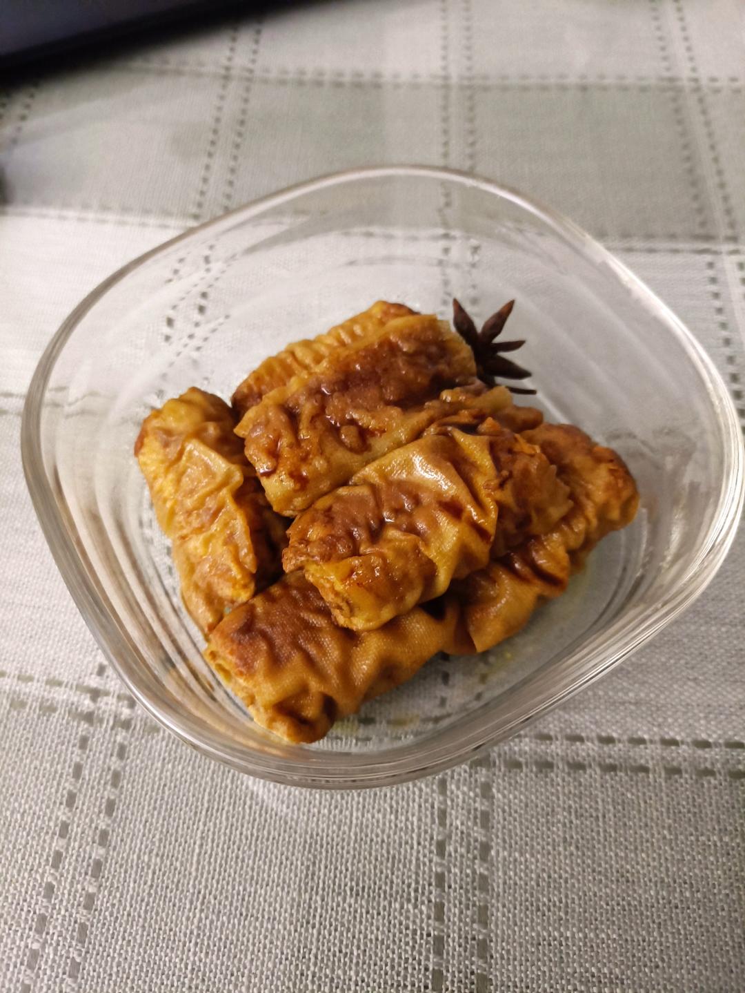 红烧百叶结包肉（一口吃做法）