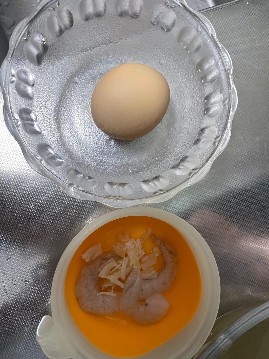 瑶柱虾仁蒸蛋羹+杂粮饭【3月北鼎蒸炖锅食谱】