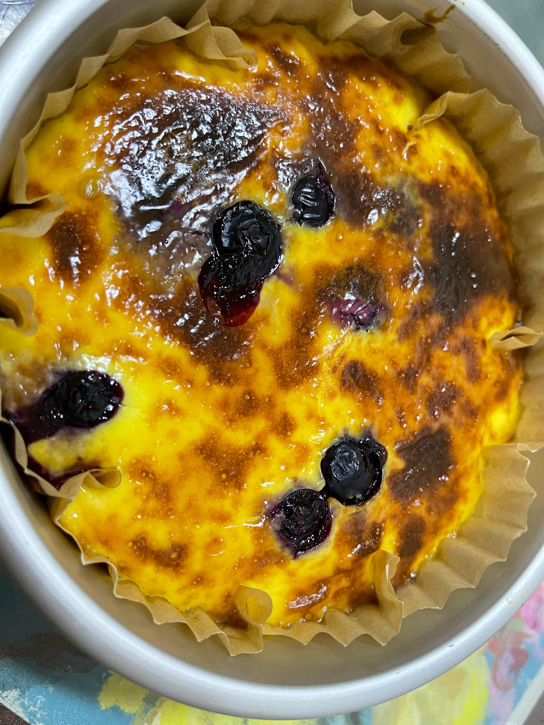 巴斯克芝士蛋糕-傻瓜操作【空气炸锅巴斯克】