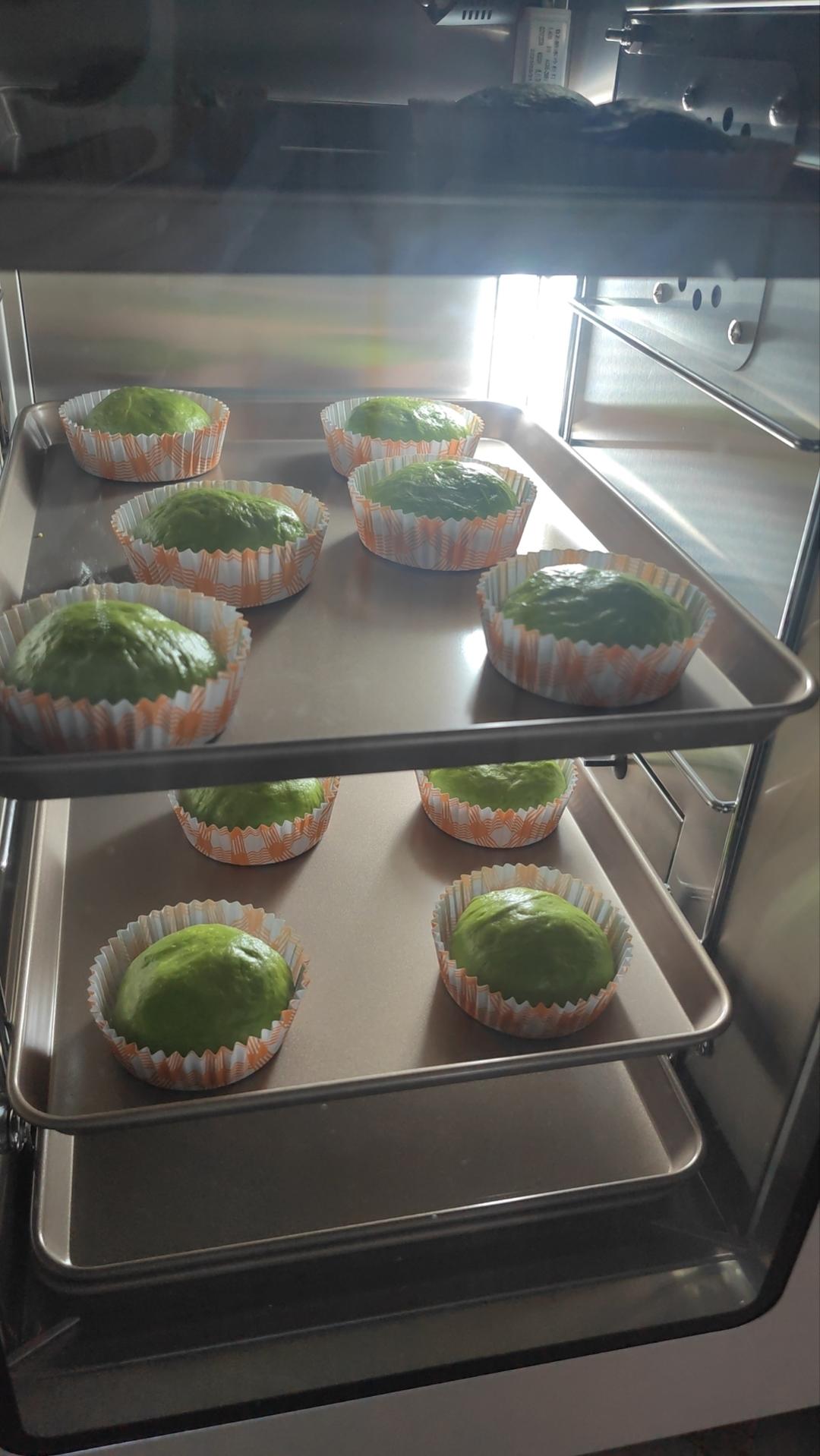 成功率100%的抹茶麻薯小餐包