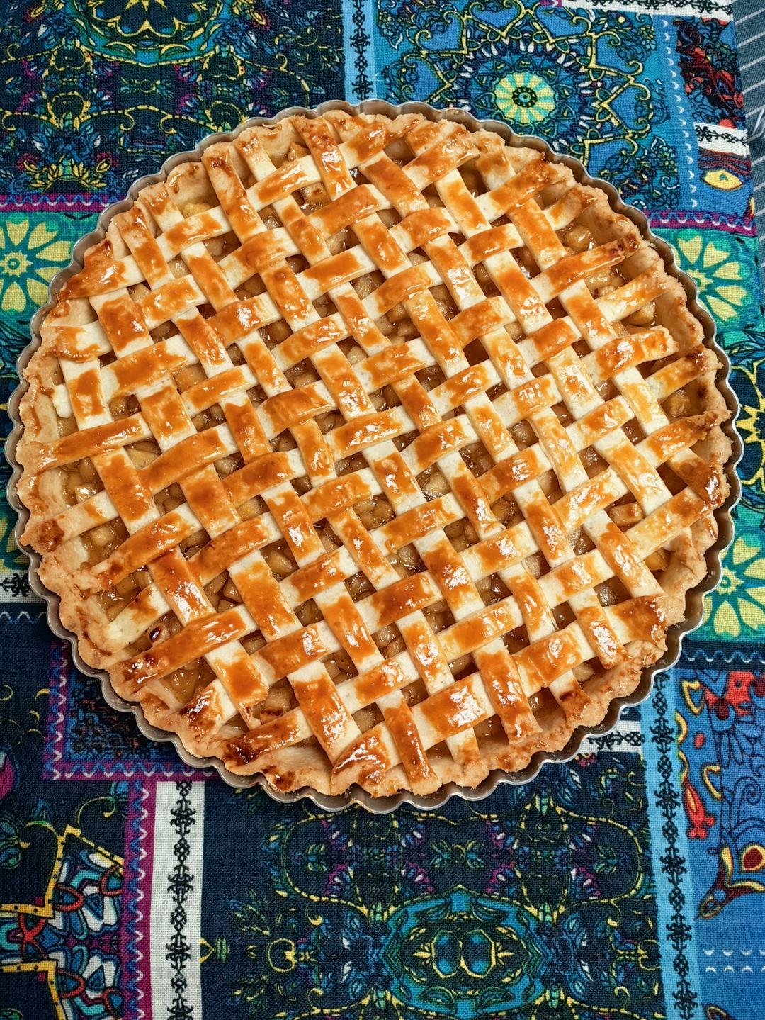 经典肉桂苹果派！视觉与味觉的享受！