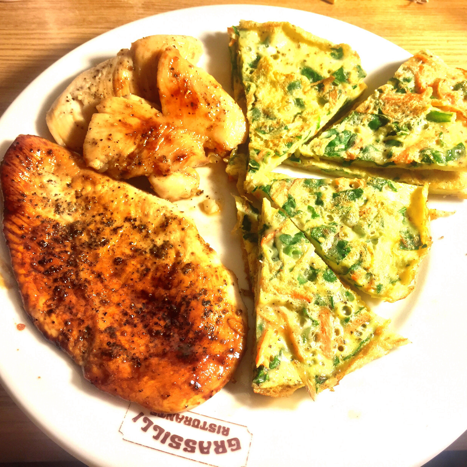 菠菜胡萝卜蛋饼