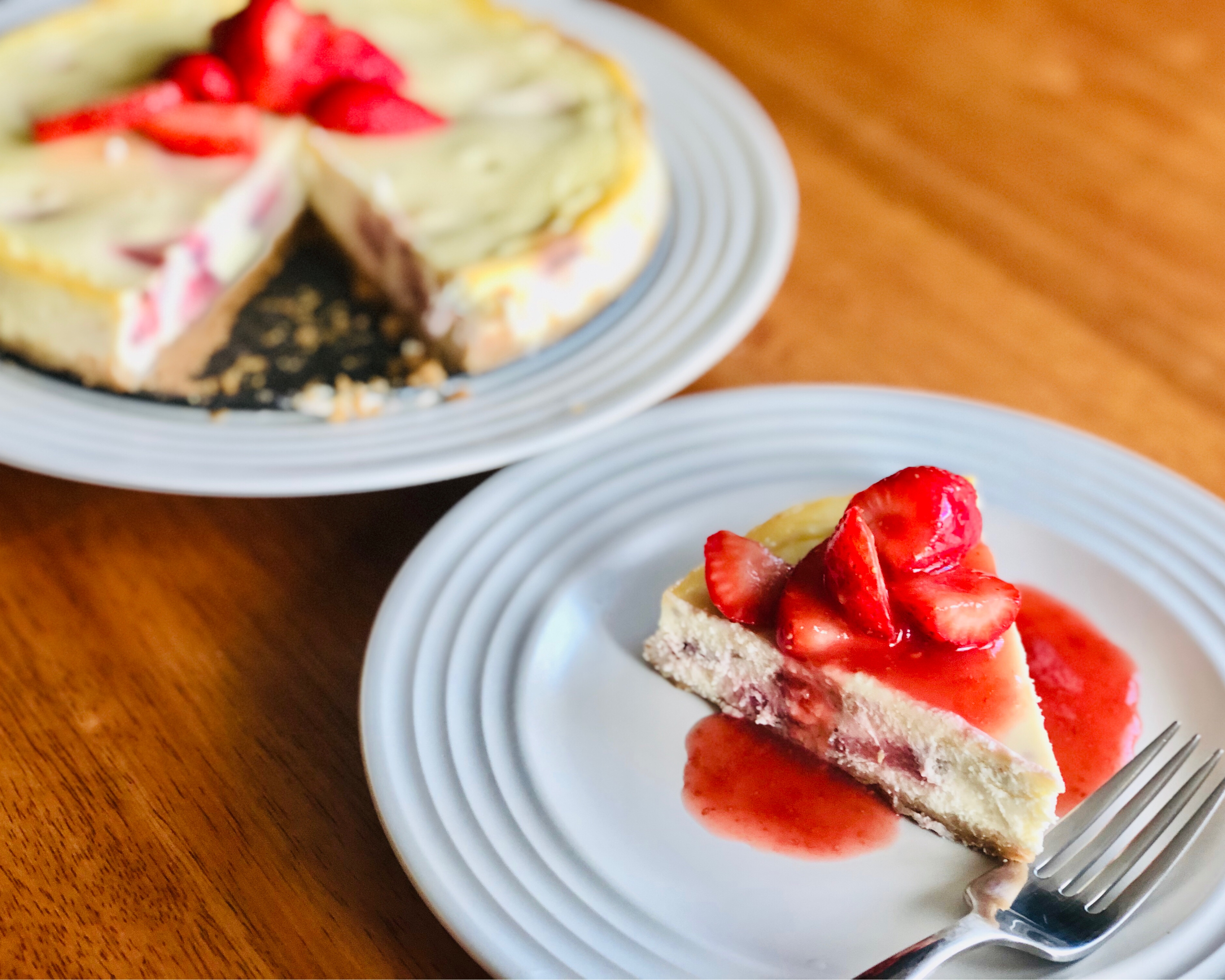 简单易做美味健康的草莓芝士蛋糕