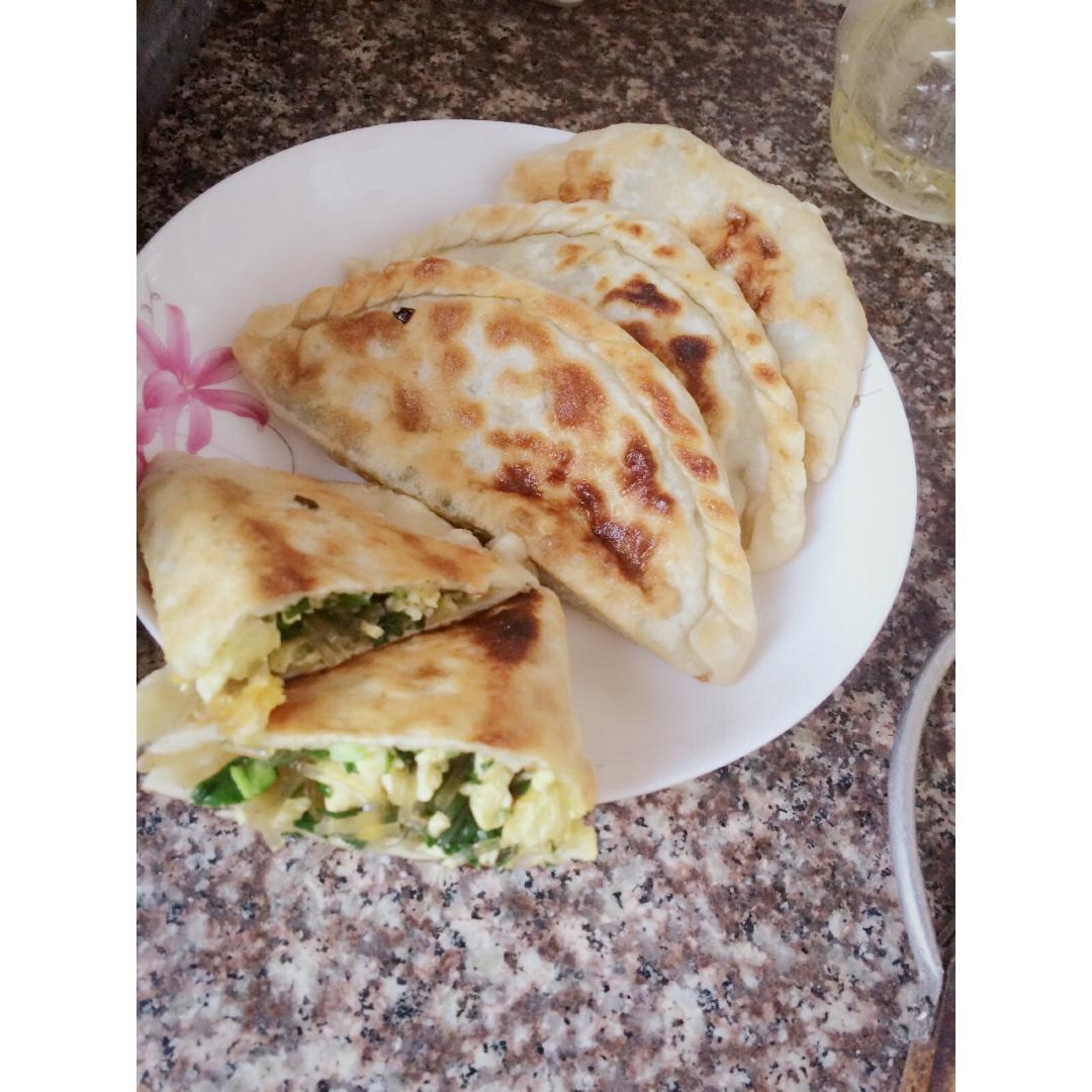 韭菜盒子 Chinese Leek and Egg Pasty