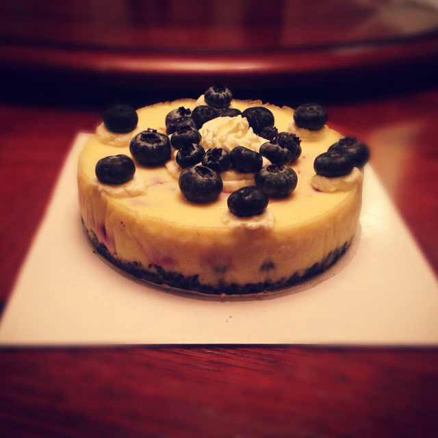 爆酱蓝莓芝士蛋糕