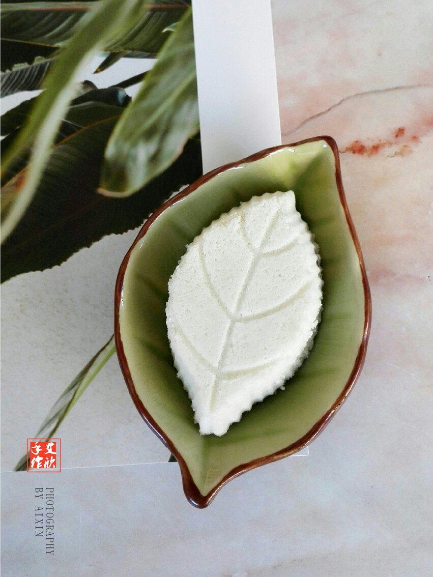 叶形豆沙米糕