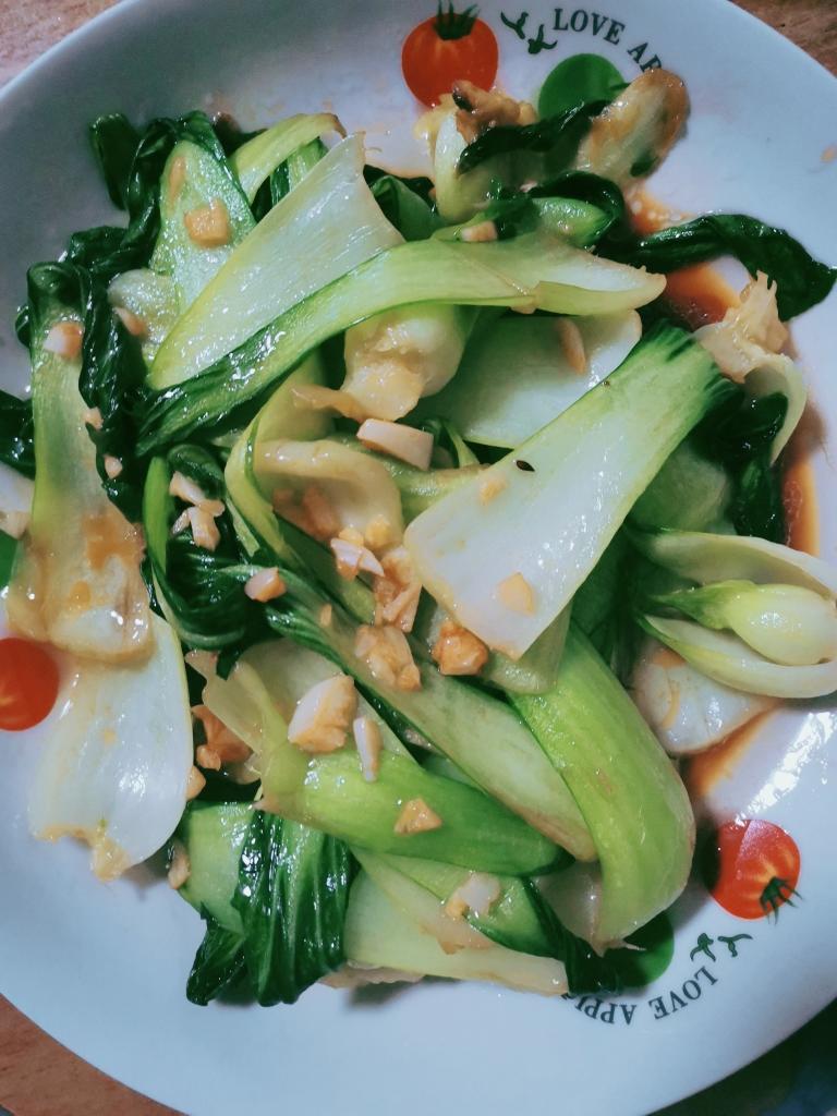 蒜蓉小唐菜的做法