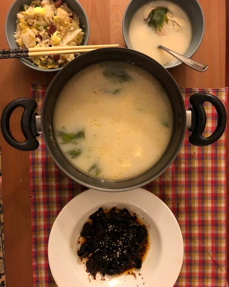 鲈鱼芦笋豆腐汤