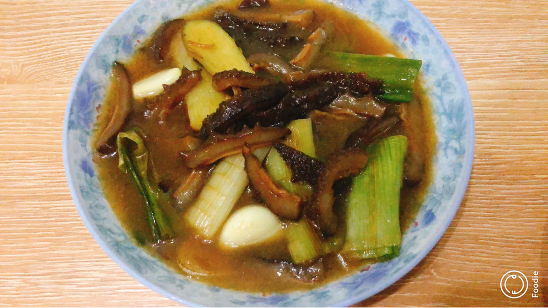 家庭葱烧海参