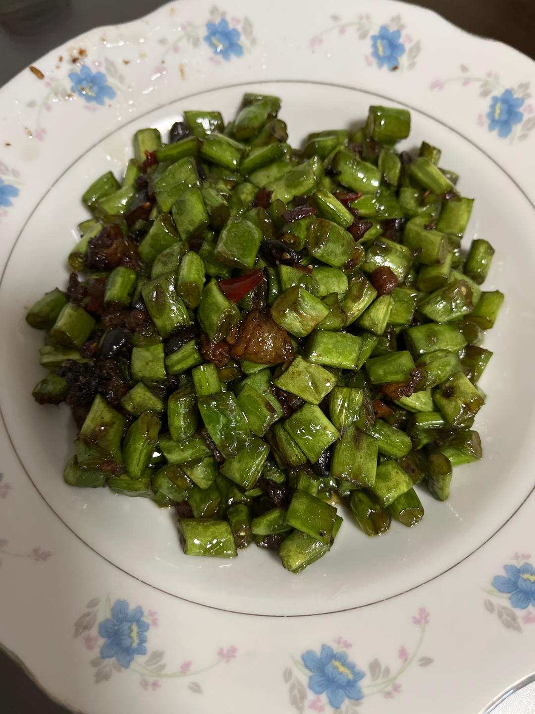 一分钟学会肉沫豇豆
