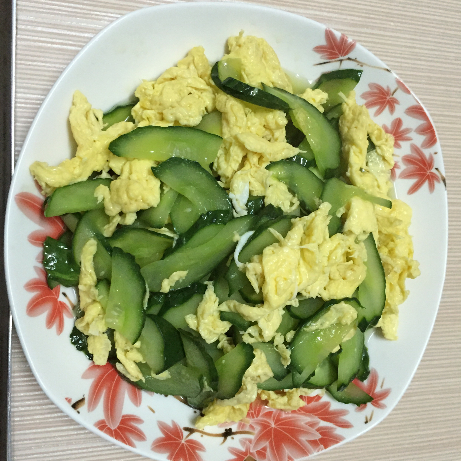 黄瓜炒蛋
