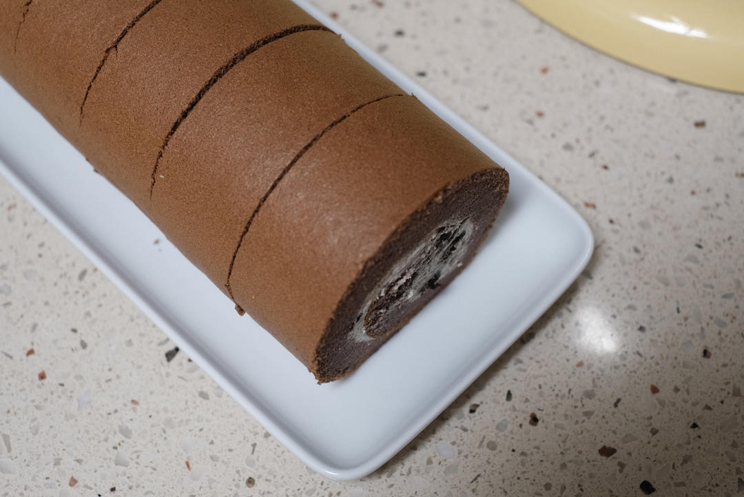 🍫双倍浓郁｜巧克力蛋糕卷｜卷不裂｜不消泡｜脏脏小贝