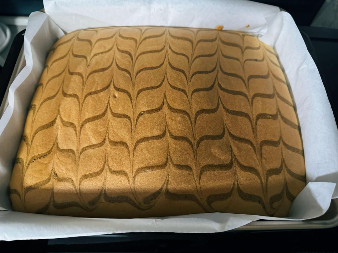 古早味蛋糕....烫面水浴法