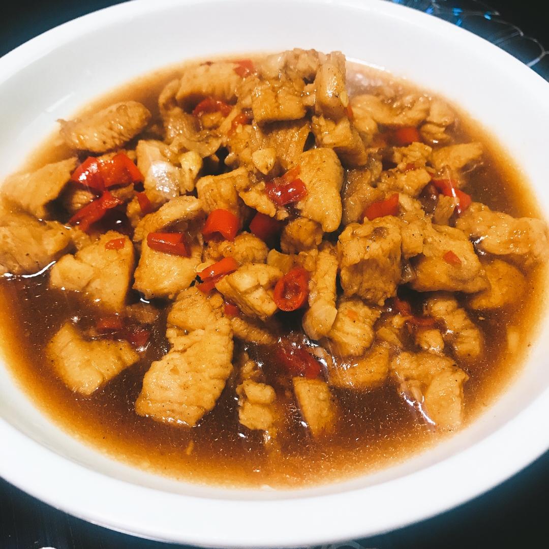 超嫩的小炒鸡胸肉