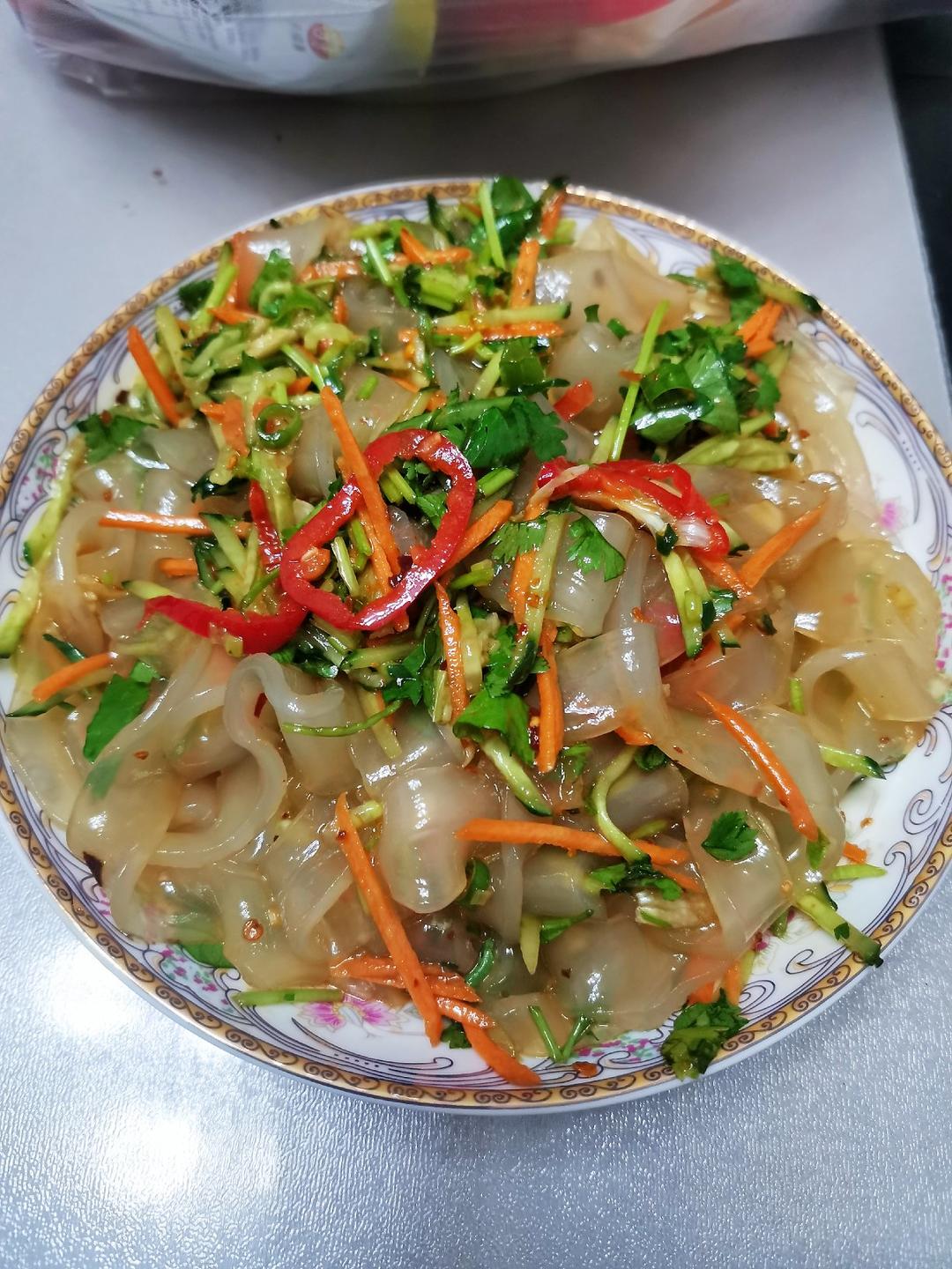 最美老baby做的家常版东北拉皮