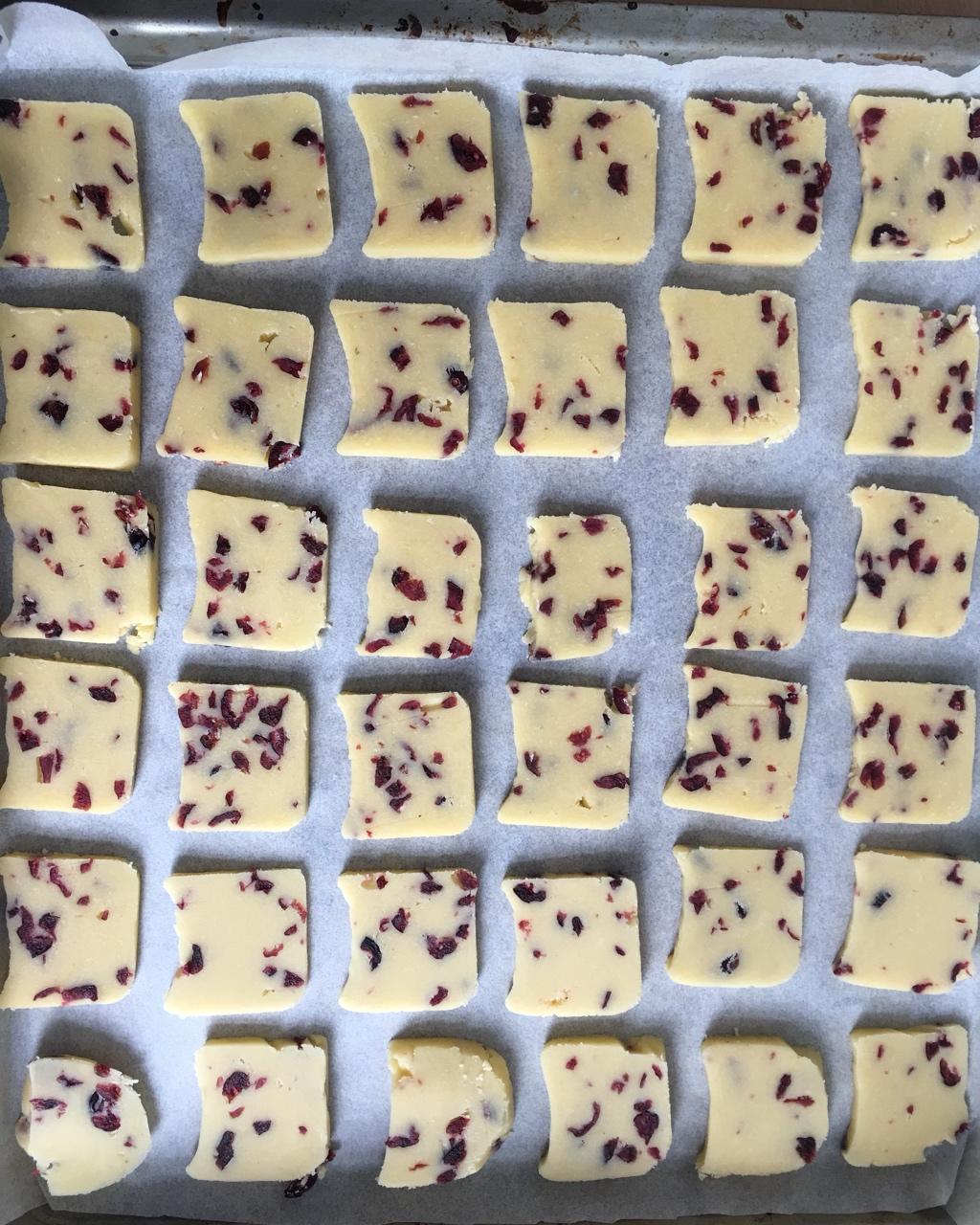 低糖少油版蔓越莓饼干