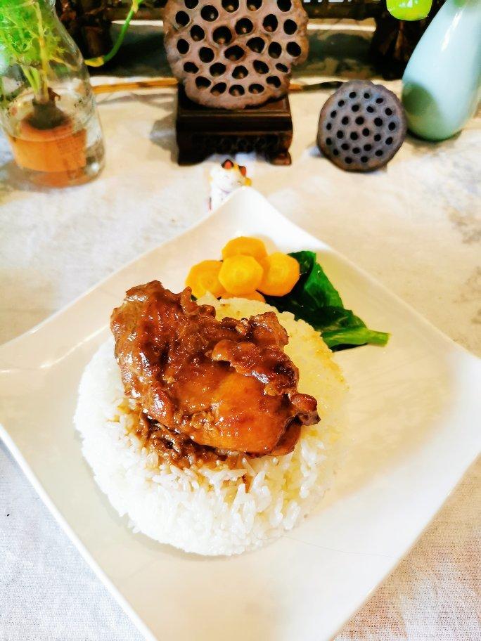 照烧鸡腿饭（电饭锅版）