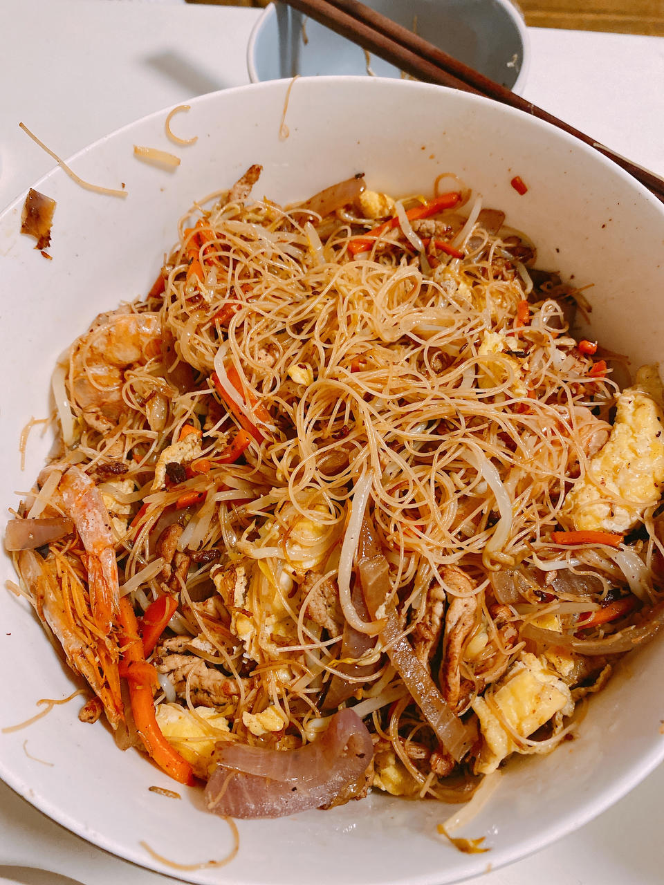 温州雁荡山炒粉干 妈妈教我用超简单的方法来炒