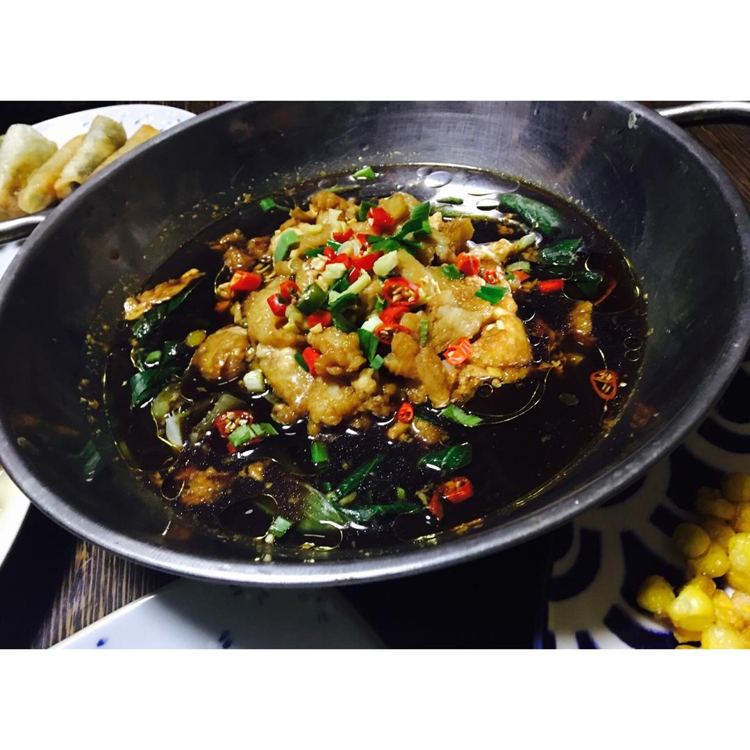 水煮巴沙鱼（免辣版）