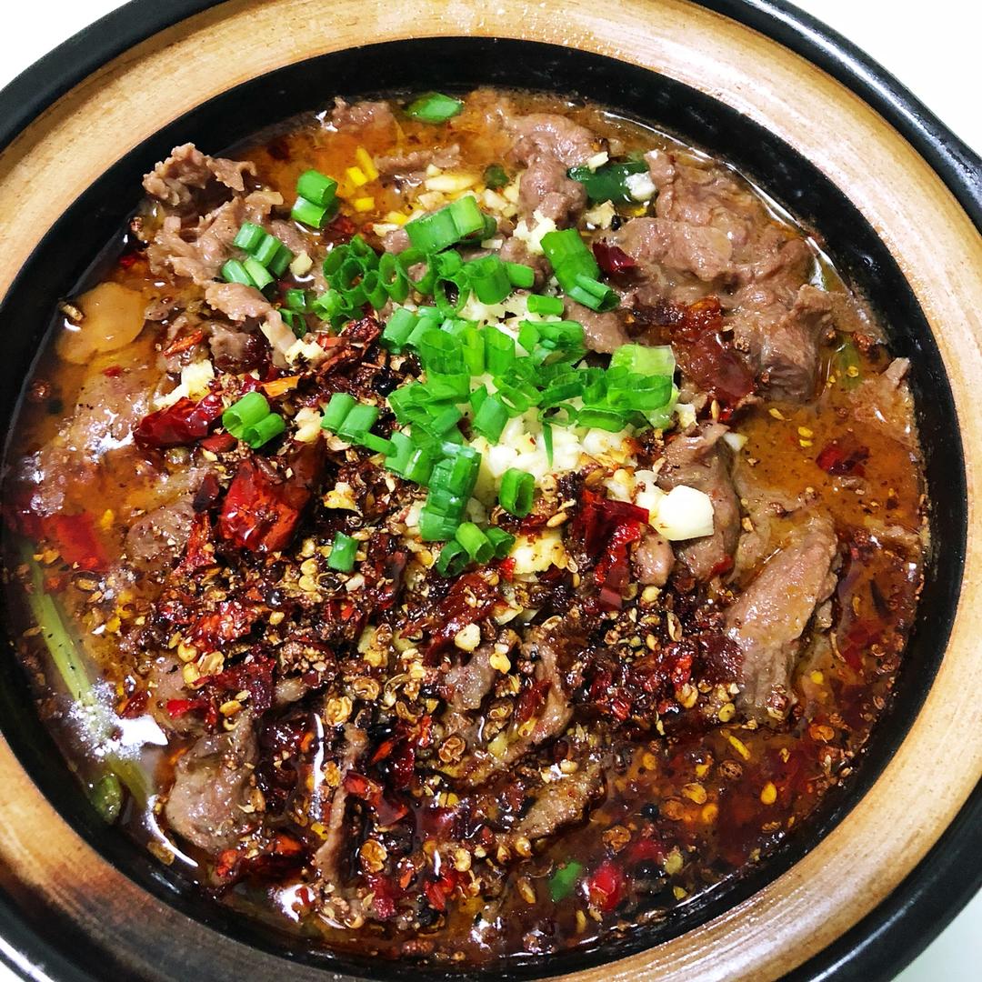 吃不胖吃不胖做的水煮牛肉 (正宗川味家常)