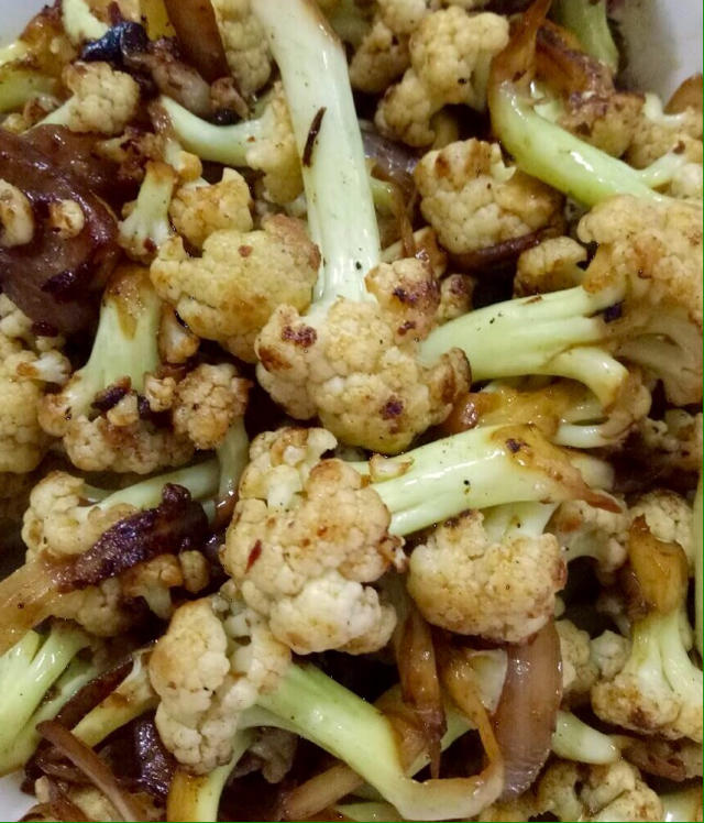 老丁的私房菜-干锅花菜