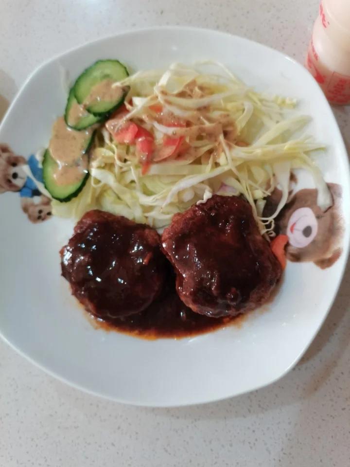 日式🌺牛肉汉堡肉饼