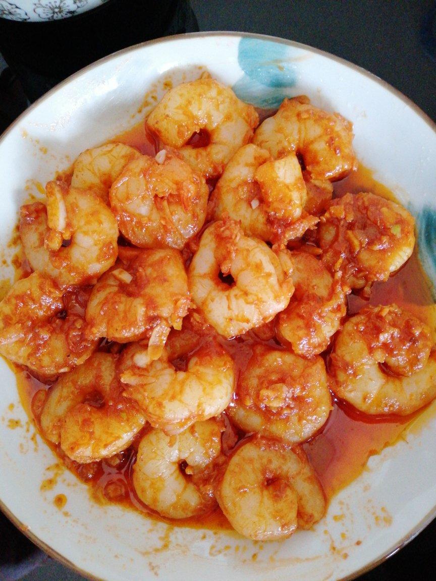 茄汁大虾仁🍤