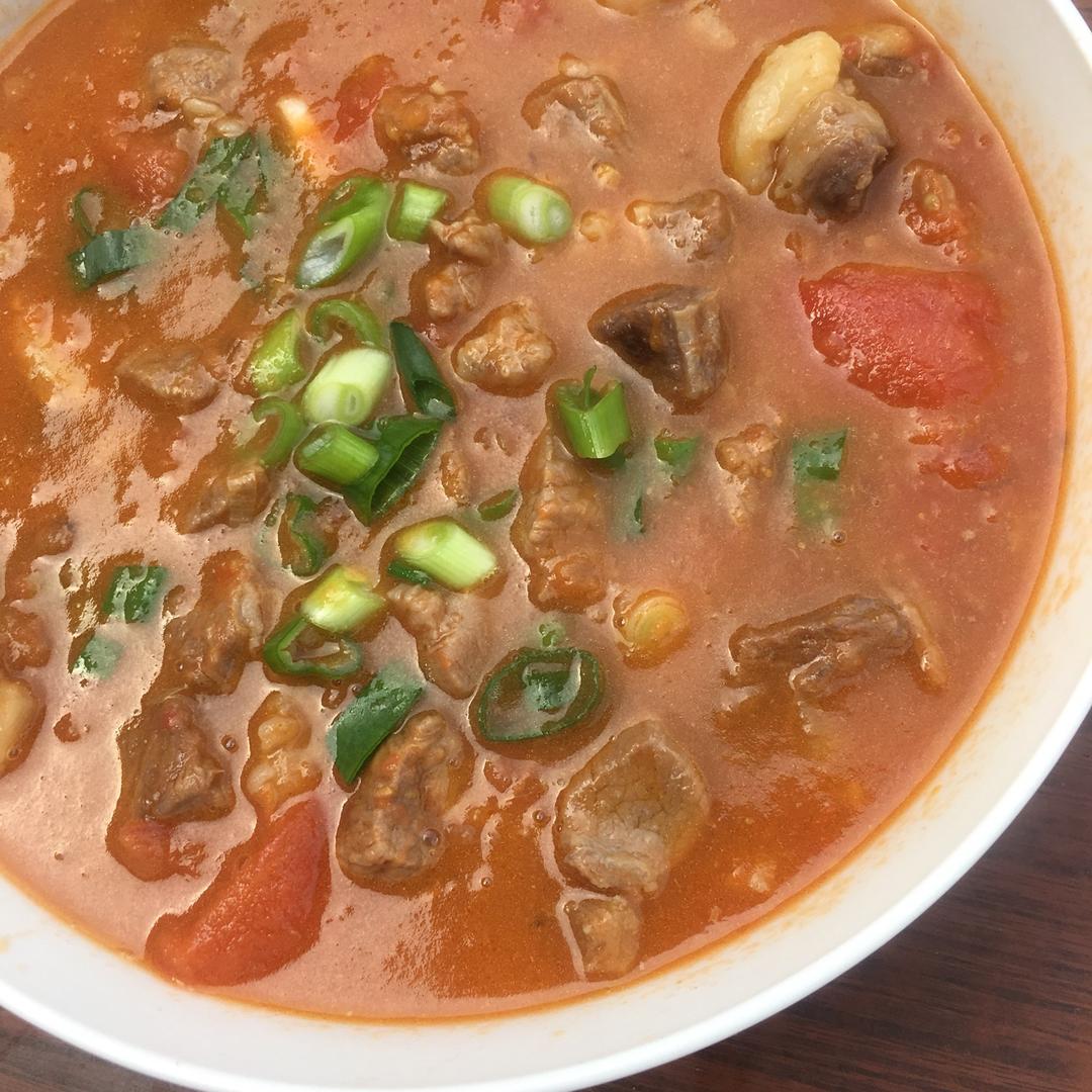 老丁的私房菜-番茄牛腩煲