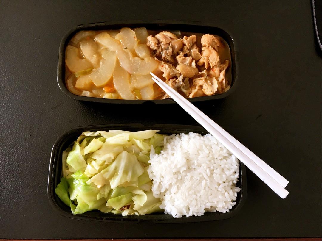 减脂便当记录。