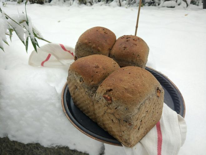 养生芝麻吐司的做法